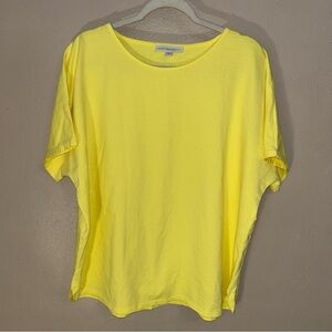 Sunny Yellow Short Sleeve Women's Top